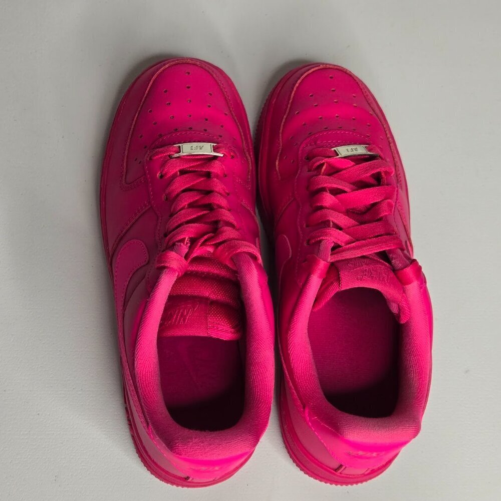Nike Women Air Force 1 Low Fireberry Bright Pink Sneakers Sz 6.5 DD8959-600 - Picture 6 of 11